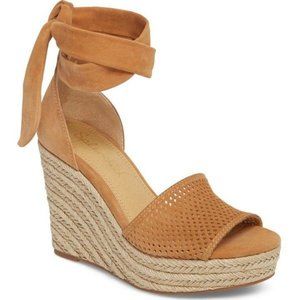 Splendid Brand 7 1/2 Tan Wedges-Brand New in Box